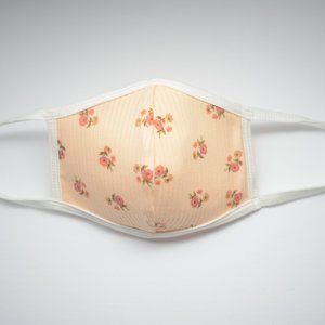 Cotton Face Mask with Flower Design